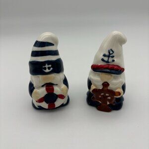 Cracker Barrel Salt Pepper Shakers, Nautical Gnomes UNUSED Kitchen Table Decor